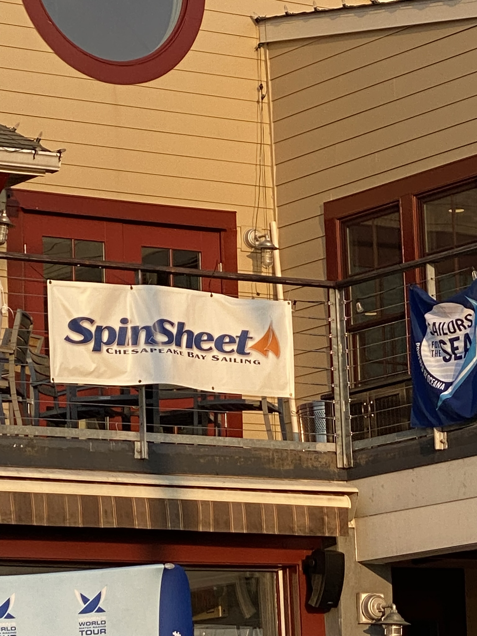 Competitors relaxing