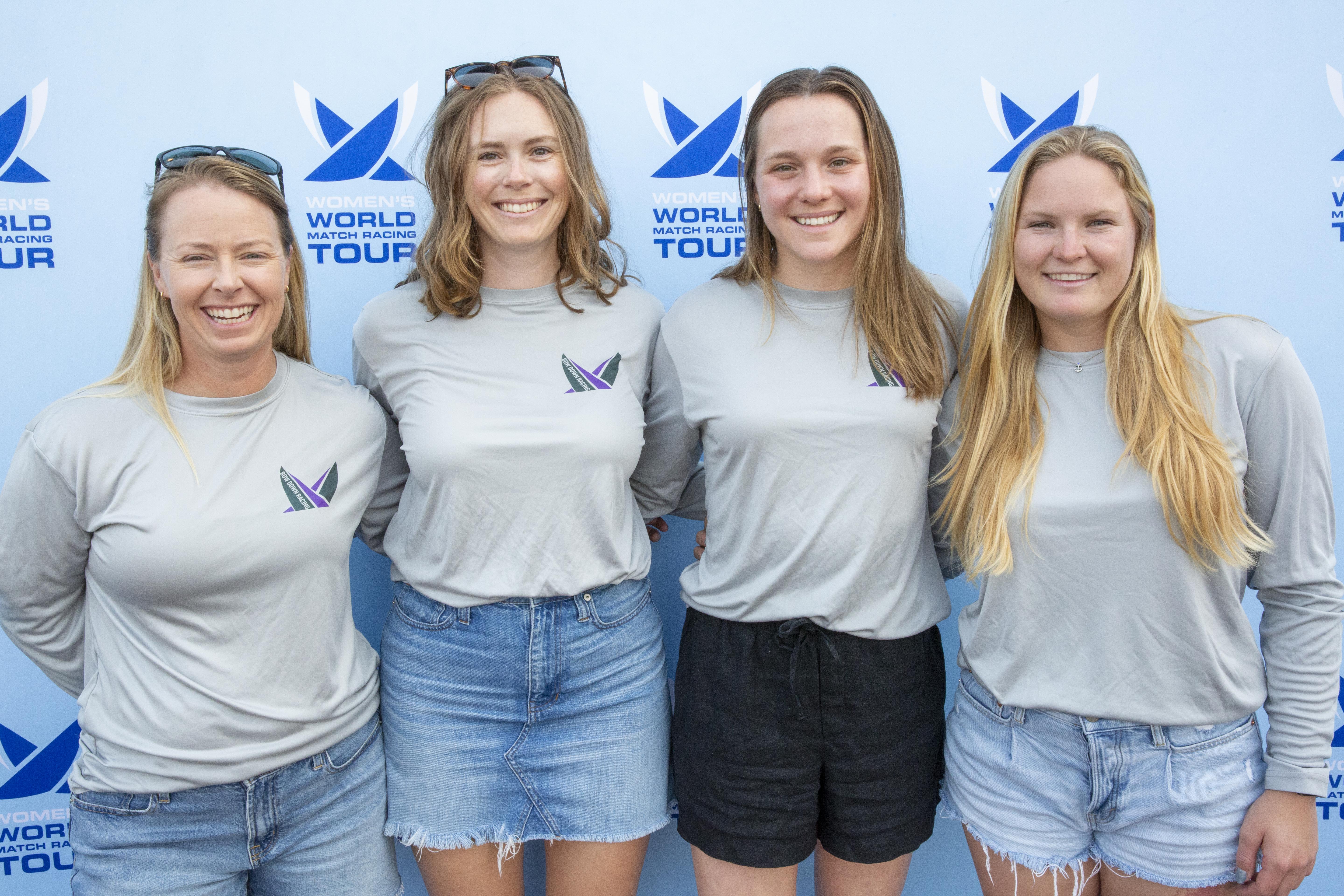 Competitors preparing