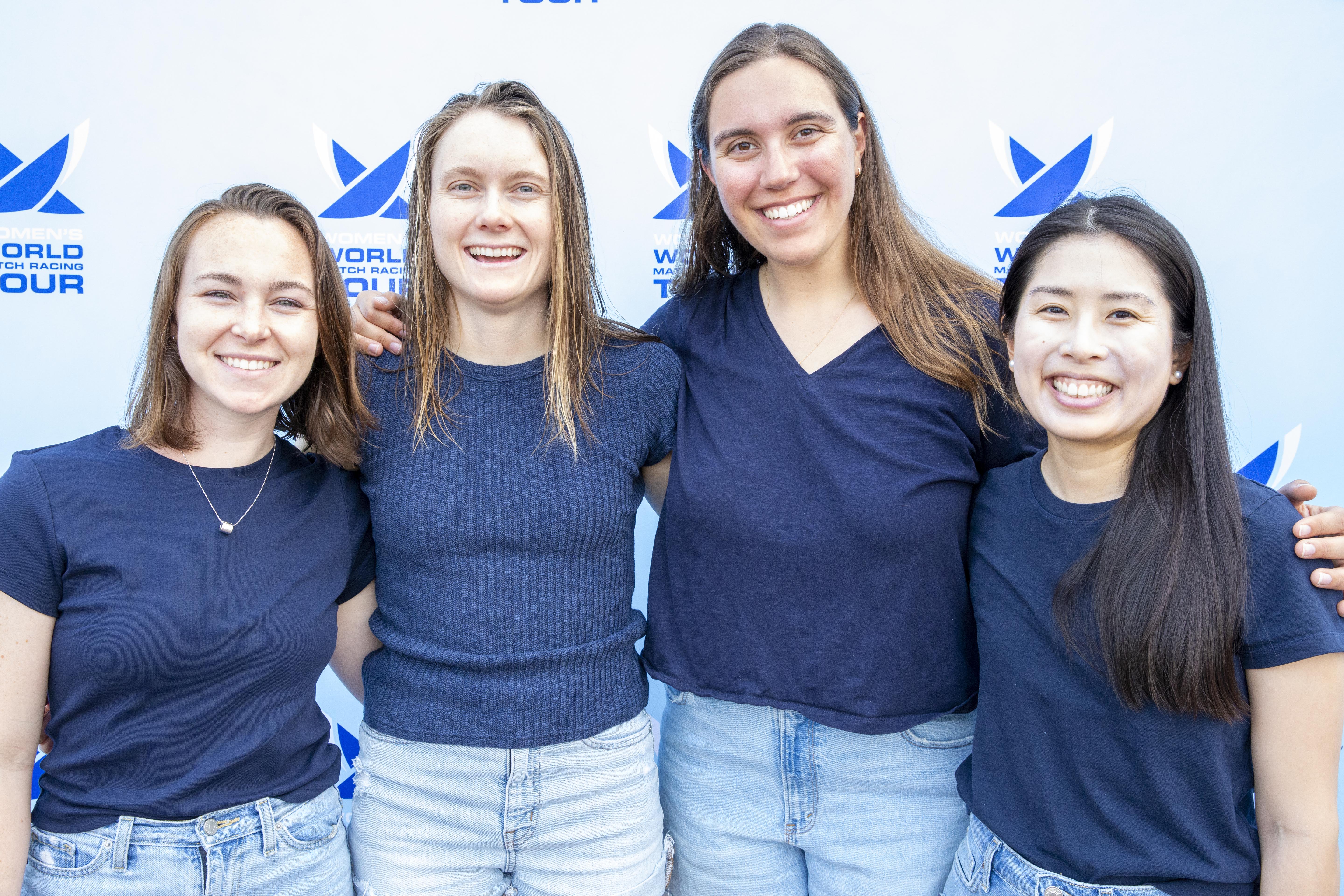 Competitors at the dock